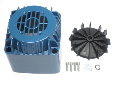Lüfterhaubenset · ZB 63 / 71, leicht, Druckguss, lang Demag Identnummer 20874033
