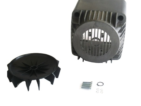 Lüfterhaubenset · ZB 90B/100, leicht, Druckguss, lang Demag Identnummer 22874033