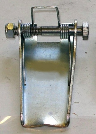 Hakenmaulsicherung · Länge: 176.1 mm, Breite: 71 mm, Thickness: 5 mm, Bolt Größe: M16 Demag Identnummer 34188444