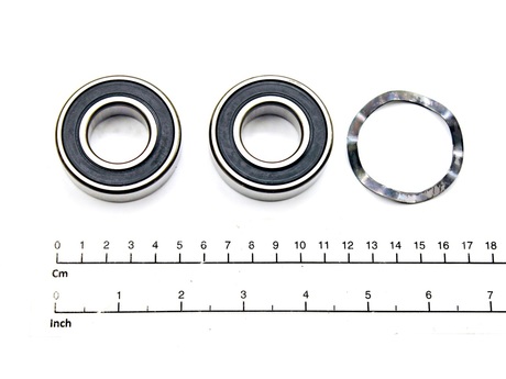 Lagersatz · Satz aus 2 pieces, Rillenkugellager dimensions, Außendurchmesser: 52 mm, Innendurchmesser: 25 mm, Breite: 15 mm, Material: Stahl Demag Identnummer 52263121