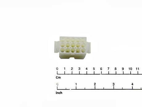 Äusserer Steckverbinder (Buchse) · polig: 15-polig, Typ: Steckerbuchse, Material: Nylon, Spannung: 600 V, Strom: 12 A, Molex 2,36 mm Bolzen und Stecker für Steckdose Demag Identnummer 52275297