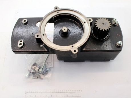 Getriebe; Hubgetriebe · Getriebeart: Helical gear, Oberflächenbehandlung: Painted, Übersetzung: 223.8, Secondary Nenn Torque: 5106 Nm Demag Identnummer 52291266