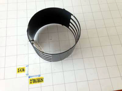 Abdeckung · Cover for hook block, Durchmesser: 205 mm, Breite: 127 mm, Farbe Code: RAL 7021 Demag Identnummer 52293930