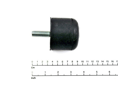 Gummipuffer · Material: Gummi, Durchmesser: 63mm, Länge: 53mm, Befestigungsart: Eckverbindung, M12, C = 35mm Demag Identnummer 52295352