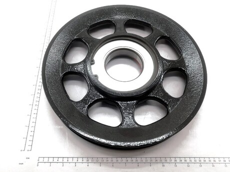 Rolle; Seilrolle · Seilrollendurchmesser: 366mm, Teilkreisdurchmesser: 338mm, Seildurchmesser: 15mm, enthält Lager: Ja Demag Identnummer 52296163