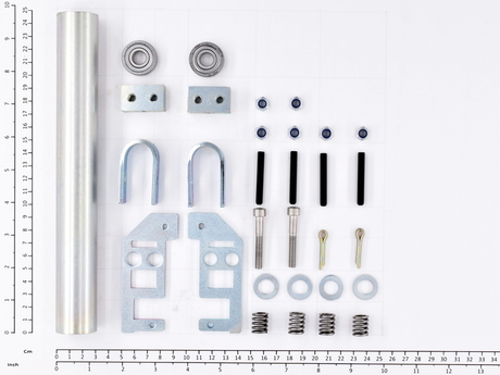 Rolle; Andruckrolle · Nenn Durchmesser: 30 mm, Länge: 234 mm, Material: Stahl, Number of Falls: M1 Demag Identnummer 52297205