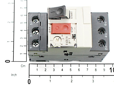 Motorschutzschalter · Polzahl: 3-polig, Nenn Strom: 1A, Setting Value Strom: 0.63…1A, Nenn Spannung: 690VAC, Standard: IEC/EN/UL/CSA Demag Identnummer 52297210