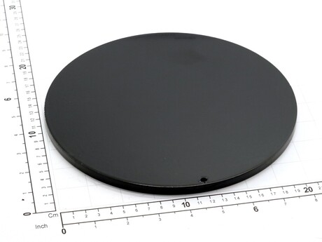 Abdeckung · For DVR 20, Durchmesser: 218 mm, Thickness: 8 mm, Material: Stahl, Farbe Code: RAL 7021 Demag Identnummer 52298959