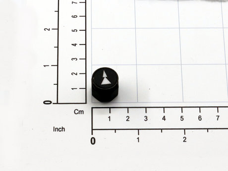 Druckknopf · Taste, Pfeil, Schwarz, DIN, für PBK-Steuergeräte Demag Identnummer 52299962