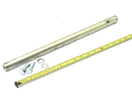Welle · Set enthält shaft, washers and screws, For DVR 20 Seil drum assembly, Durchmesser: 25 mm, Länge: 446 mm, Material: Stahl Demag Identnummer 52300496