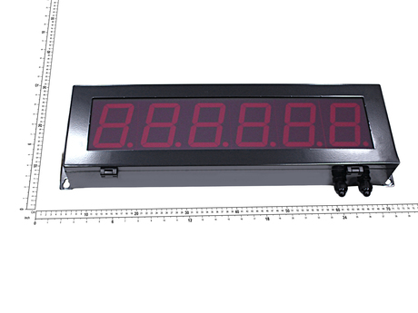 Anzeige · Supply Spannung: 41...265VAC/DC, Typ of Display: 6 Digit/2channel, Leistung Requirement: 25W, IP Class: IP65, Operational Temperature Range: -35...+50C, Farbe: Red, LED Demag Identnummer 52301592
