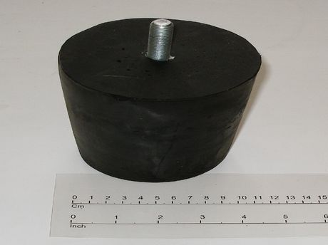 Polyurethanpuffer · 100×150, M12, C = 40, Polyurethan. Zentrierschraube. Demag Identnummer 52304587