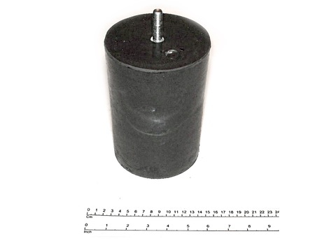 Puffer · Material: Polyurethan, Durchmesser: 160mm, Länge: 240mm, Befestigungsart: Zentrierschraubverbindung, M12, C = 40mm Demag Identnummer 52304591