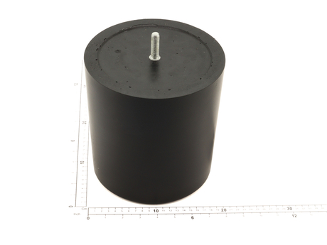 Puffer · Material: Polyurethan, Durchmesser: 200mm, Länge: 200mm, Befestigungsart: Zentrierschraubverbindung, M12, C = 40mm Demag Identnummer 52304592