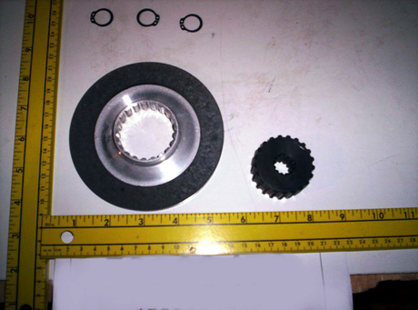 Bremsscheibensatz · Enthält Brake Wheel: Yes, Enthält Hub: Yes, Enthält Screws: No Demag Identnummer 52309479