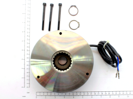 Bremse · Geeignet für Motoren: MF10X, Spannungsversorgung/Bremsspulenspannung: NR3=>500-575/240, Bremsmoment: 42Nm, enthält Nabe: Ja, enthält Schrauben: Ja Demag Identnummer 52318381
