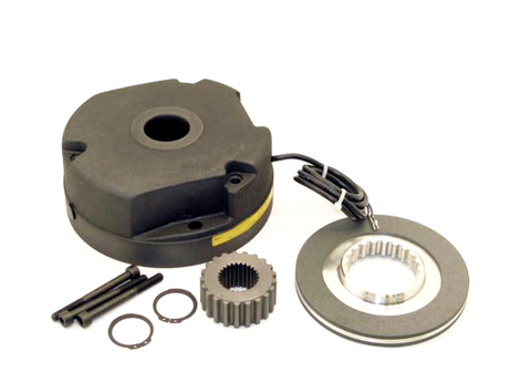 Scheibenbremse · Geeignet für Motoren: MF13X, MF13Z, Versorgungsspannung/Bremsspulenspannung: 208–230 V/100 V, Bremsmoment: 130 Nm, enthält Nabe: Ja, enthält Schrauben: Ja Demag Identnummer 52318430