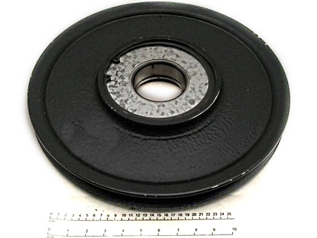 Rolle; Seilrolle · Sheave Durchmesser: 425 mm, Pitch Durchmesser: 398 mm, Seildurchmesser: 15 mm, Bearing Included: Yes Demag Identnummer 52324712