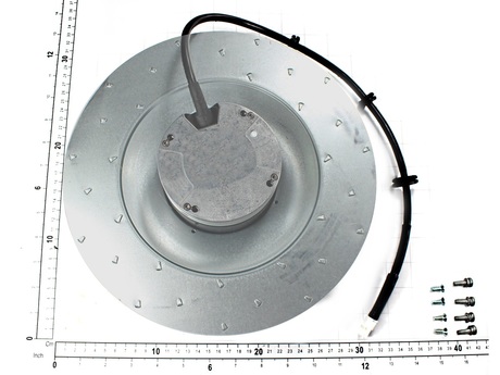 Lüfter · Inverter main fan 48VDC. Suitable for D2V110, D2V132, D2V160, D2V200, D2V250, D2V315, D2V400, D2V500, D2V630, D2V710, D2V800(F-series 380-500VAC FR10, FR11, FI9, FI10, FI13) OR D2V090-400 (K-series 525-690VAC) if serial number is bigger than 13100567 Demag Identnummer 52413325