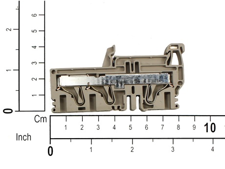 Klemmleiste · Conductor Cross-Section Range: 10 mm², Nenn Spannung: 800V, Nenn Strom: 57A, Farbe: Dark Beige, Certificates: UL/CSA/IEC Demag Identnummer 52486291