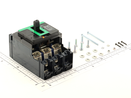 Motorschutzschalter · Polzahl: 3-polig, Breaking Capacity: 50kA at 415VAC, Setting Value: 100A, Nenn Spannung: 690VAC, Standard: UL 508/EN/IEC 60947-2, ComPacT NSX100N, Without trip unit Demag Identnummer 52487121
