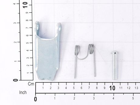 Hakenmaulsicherung · Hook Größe: RSN08, Bolt Größe: M6, Länge: 77.8 mm, Breite: 31 mm, Thickness: 3 mm, Material: Stainless Stahl Demag Identnummer 52801695