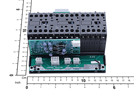 Motorsteuerungsschaltplatine · Leistung: 230-600V, Control: 48V, 1 brake, 2 speed Demag Identnummer 53101836