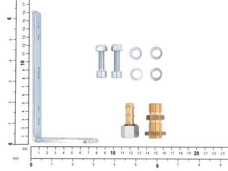 Halter · Durchmesser: 9,5 mm, Länge: 219 mm, Breite: 76,5 mm, Material: Stahl Demag Identnummer 53409929