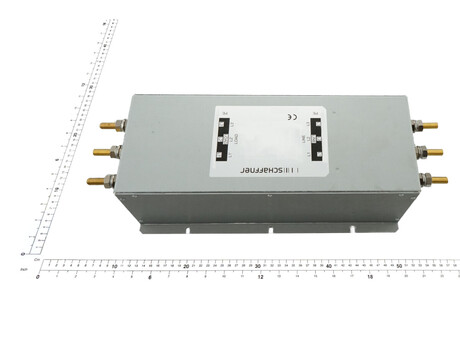 EMV-Filter · Nenn Strom: 250A, Nenn-Betriebs Spannung (Ue): 480VAC, Frequency: 60Hz, IP Class: IP20 Demag Identnummer 53789684
