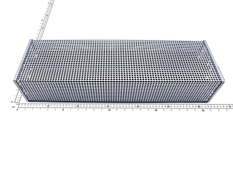 Bremswiderstandseinheit · Nenn Leistung: 2kW, Widerstand: 40 ohm, Breite: 185 mm, Höhe: 120 mm, Tiefe: 686 mm, FZZG 600x65-40 2,0/20 kW Demag Identnummer 55028485