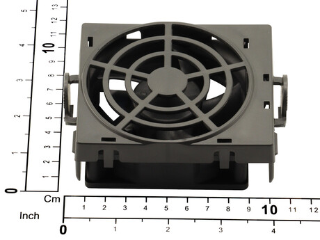 Lüfter und Abdeckung · Ventilator TDU-Fkme für TDU017E und TDU028E. Ersetzt TDU-FKMD. Demag Identnummer 55573692