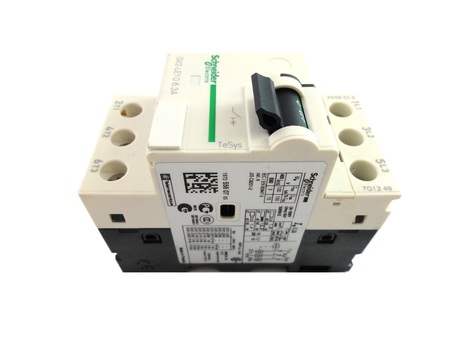 Leistungsschalterset · Polzahl: 3-polig, Spannung: 690VAC, Nenn Strom: 6.3A, Standard: IEC/EN 60947-2/4-1 / UL60947-4-1 / CSA C22.2 No 60947-41, GV2-LE 10 Demag Identnummer 57505533