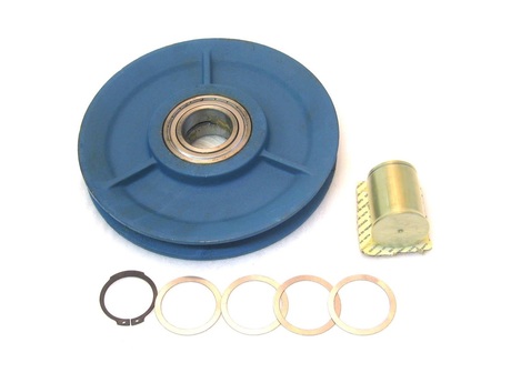 Seilrollenset · Sheave Durchmesser: 263 mm, Pitch Durchmesser: 235.6 mm, Seildurchmesser: 10 mm, Bearing Included: Yes, 225 10P 200 Demag Identnummer 59327533