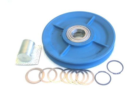Seilrollenset · Sheave Durchmesser: 328 mm, Pitch Durchmesser: 297 mm, Seildurchmesser: 16 mm, Bearing Included: Yes, 280 16P 600 Demag Identnummer 59363633