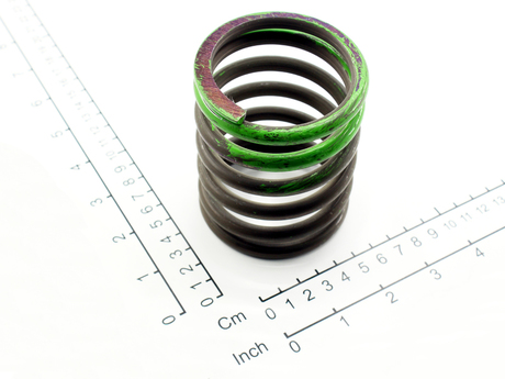 Bremsfeder · Wire Durchmesser: 7,5 mm, Außendurchmesser: 72,5 mm, Axial Länge: 97,8 mm, Material: Stahl, GN 85 kg Demag Identnummer 62588544