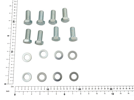 Befestigungssatz · Verschraubung Säule Baugröße 3 (285) / 4 (296) mit Dübelplatte Demag Identnummer 66913644