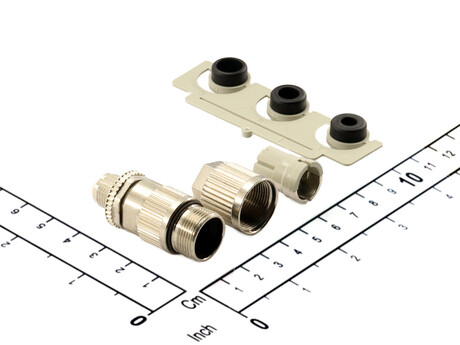 Rundsteckverbinder (Stecker) · Nenn-Betriebs Spannung: 32V, Nenn Strom: 4A, Number of Pins: 2 Demag Identnummer 69501935