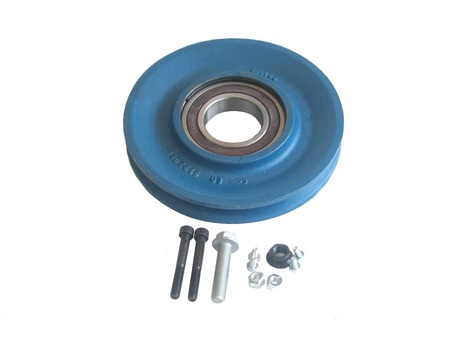 Seilrollenset · Sheave Durchmesser: 208 mm, Pitch Durchmesser: 191.6 mm, Seildurchmesser: 9 mm, Bearing Included: Yes, DR 5 2/1 - 2 m/3 m Demag Identnummer 70385233
