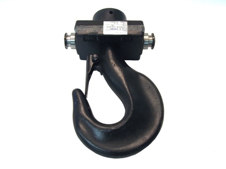 Einfachhaken mit Traverse · Einfacher Haken mit Querträger ASN- 5 V Demag Identnummer 71324533