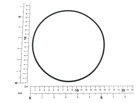 O-Ring · Material: Rubber, Inside Durchmesser: 160 mm, Outside Durchmesser: 166 mm, Breite: 3 mm Demag Identnummer 73018744