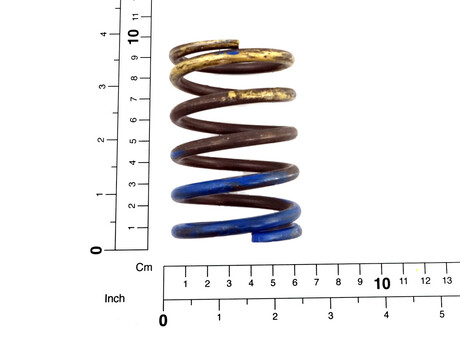 Druckfeder · Wire Durchmesser: 5,6 mm, Außendurchmesser: 53,2 mm, Axial Länge: 77 mm, Material: Stahl, GB-BL, D: 5,60 mm, Dm: 47,60 mm, L0: 77 mm, F: 824 N Demag Identnummer 7477684