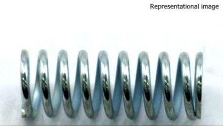 Druckfeder · Wire Durchmesser: 4,75 mm, Außendurchmesser: 51,5 mm, Axial Länge: 63 mm, Material: Stahl, GB-GN, D: 4,75 mm, Dm: 46,75 mm, L0: 63 mm, F: 245 N Demag Identnummer 7477784