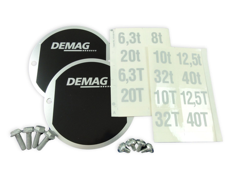 Traglastschildset 148-6.3t-50t Demag Identnummer 75130833
