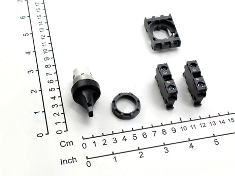 Wahlschalter Selector switch 1-0-2 for DST pendants. Demag Identnummer 77213344