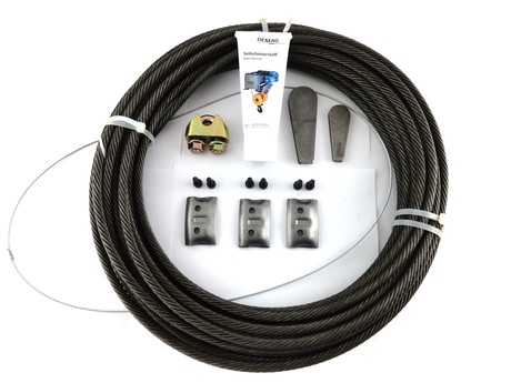 Drahtseilset · DH3/400 11 H20 4/1 - 45,9m DE,ZA/US Demag Identnummer 82249233