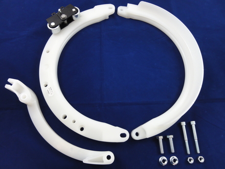 Seilführung Links · DH1000, Seildurchmesser: 14 mm, Drum Durchmesser: 406 mm, Seil Einscherrichtung: Left Demag Identnummer 82481033