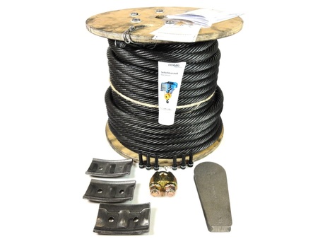 Drahtseilset · DH2000 25 H18 2/1 - 45,5m DE,ZA/US Demag Identnummer 82543333