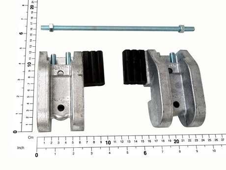 Klemmpuffer · Klemmpuffer KP-A10/250 Flanschbreite -204 Demag Identnummer 82692644