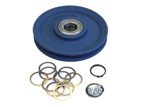 Seilrollenset · Sheave Durchmesser: 258 mm, Pitch Durchmesser: 243 mm, Seildurchmesser: 7.5 mm, Bearing Included: Yes, 225/ 7.5 - DH300/400 Demag Identnummer 82902233