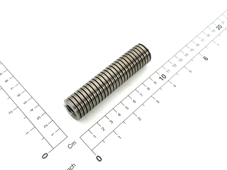 Druckfeder · Wire Durchmesser: 12,2 mm, Außendurchmesser: 33,5 mm, Axial Länge: 96 mm, Material: Stahl, 12.2 x21.4 x 96 Demag Identnummer 83052244